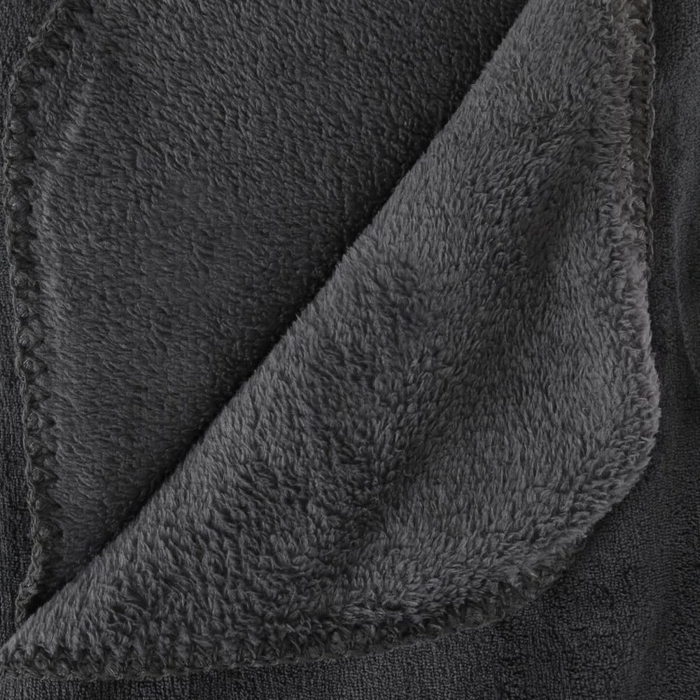 Haus & Harmonie -Haus & Harmonie atmosphera createur dinterieur fleecedecke in anthrazitfarben 1