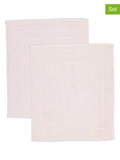 2er-Set: Premium-Badvorleger In Rosa - (L)70 X (B)60 Cm