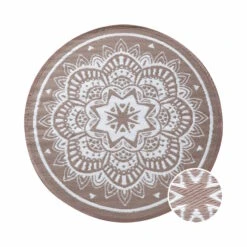 In- & Outdoor-Teppich Flora Ø118cm COLOUR CLASH In Natur-Weiß 11 In- & Outdoor-Teppich Flora Ø118cm COLOUR CLASH In Natur-Weiß -Haus & Harmonie butlers in and outdoor teppich flora o118cm colour clash in natur weiss 2