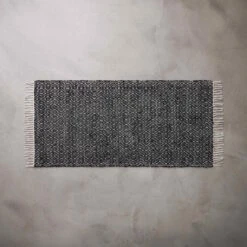 Läufer Rauten L 140 X B 70cm ETHNO LODGE In Schwarz-Natur -Haus & Harmonie butlers laufer rauten l 140 x b 70cm ethno lodge in schwarz natur 4