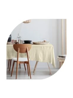 Tischdecke "Tinta" In Creme