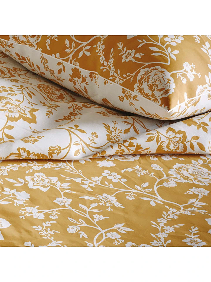 CHEVIGNON Perkal-Kissenhülle In Gelb 5 CHEVIGNON Perkal-Kissenhülle In Gelb – Bild 3