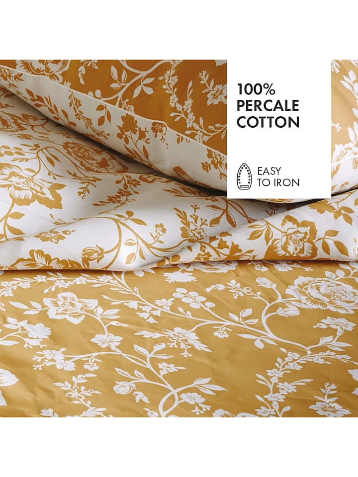 CHEVIGNON Perkal-Kissenhülle In Gelb 6 CHEVIGNON Perkal-Kissenhülle In Gelb – Bild 4