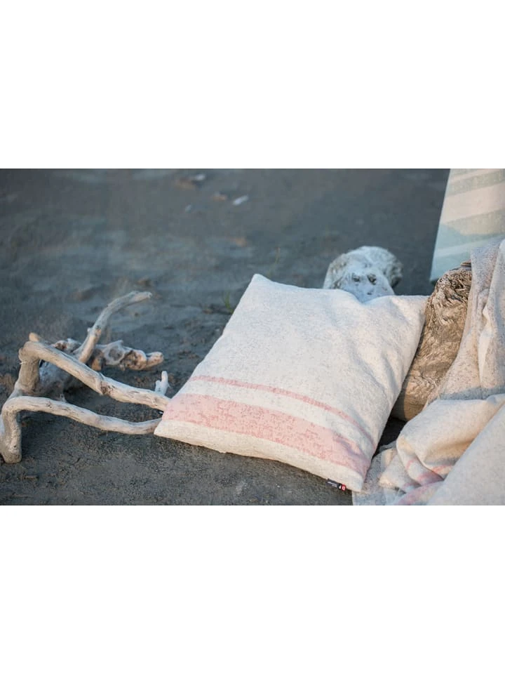 Kissenhülle "Riva" In Weiß/ Rosa 5 Kissenhülle "Riva" In Weiß/ Rosa – Bild 3