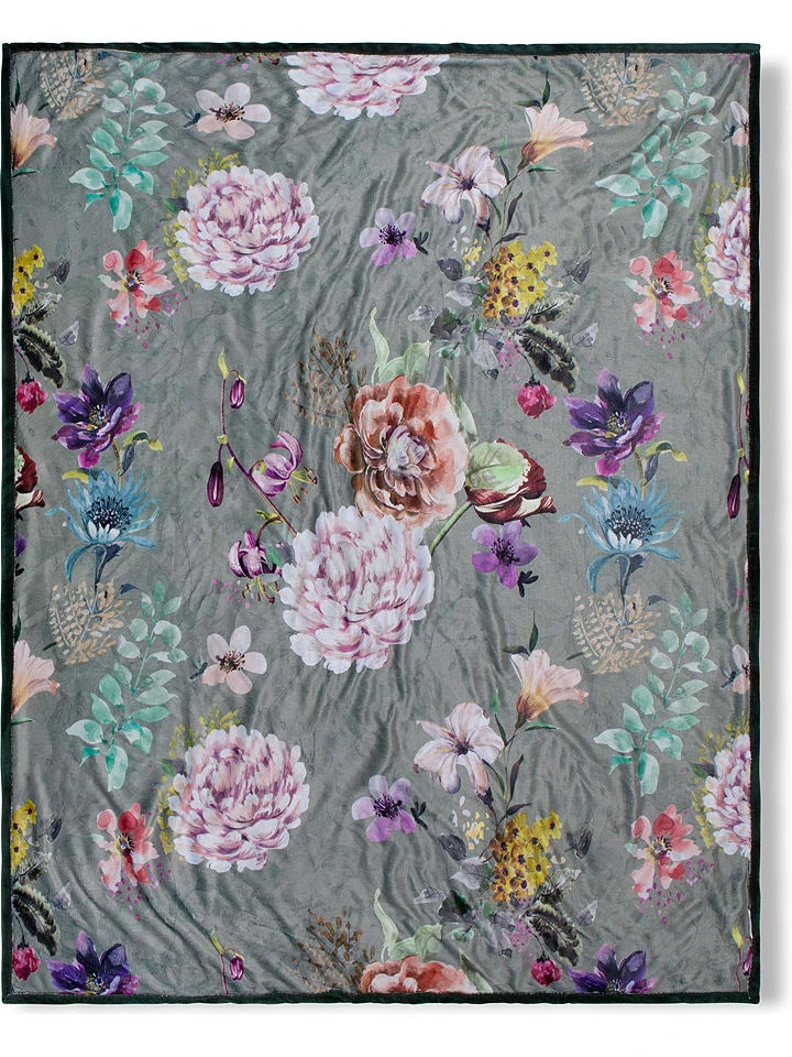 Plaid "Parma" In Bunt/ Grün 3 Plaid "Parma" In Bunt/ Grün