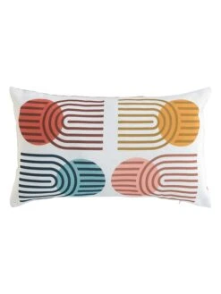 Kissen "Pop Art" In Bunt/ Weiß