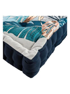 Haus & Harmonie -Haus & Harmonie douceur dinterieur sitzkissen terre indigo in weiss dunkelblau 1