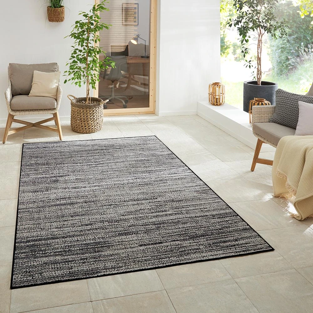 In-und Outdoor Wendeteppich Mélange Night 4 In-und Outdoor Wendeteppich Mélange Night – Bild 2