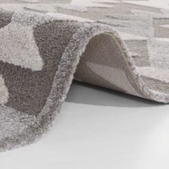 Kurzflor Teppich Namago Grau Creme -Haus & Harmonie elle decoration kurzflor teppich namago grau creme 2