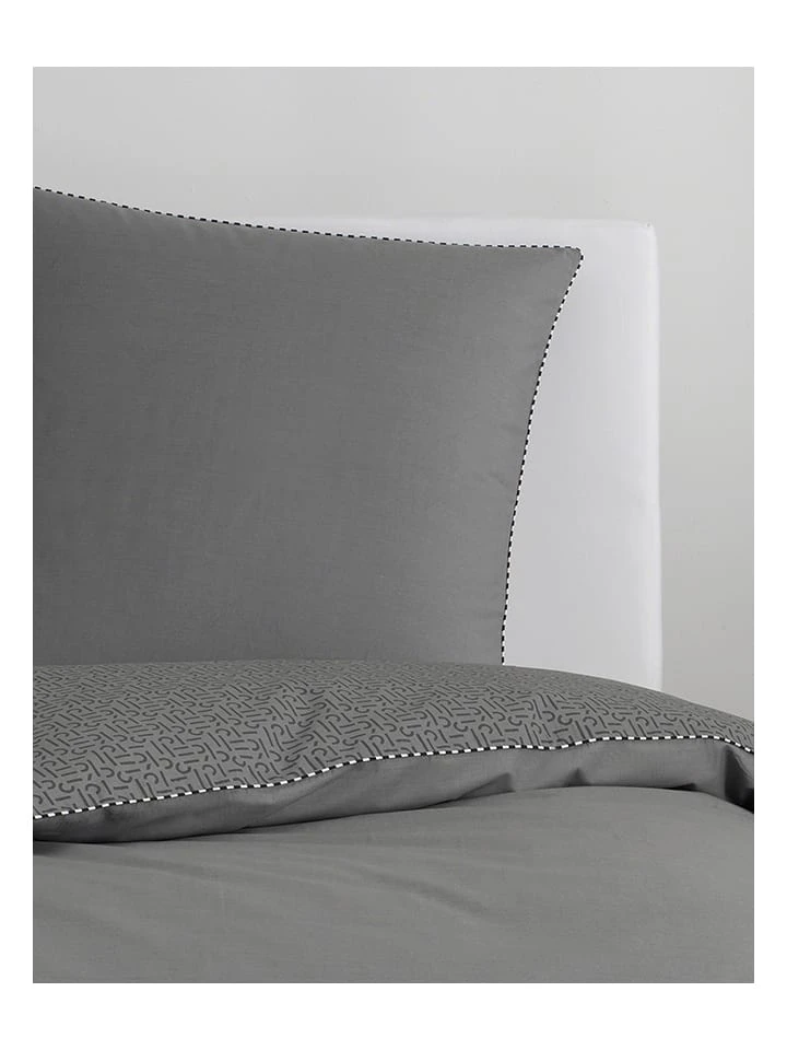 Renforcé-Bettwäsche-Set "Scatter" In Anthrazit 5 Renforcé-Bettwäsche-Set "Scatter" In Anthrazit – Bild 3