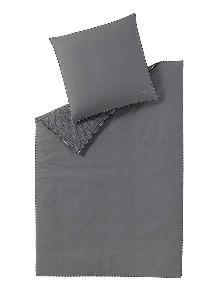 Renforcé-Bettwäsche-Set "Scatter" In Anthrazit 3 Renforcé-Bettwäsche-Set "Scatter" In Anthrazit