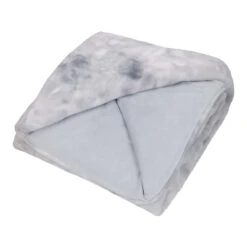 Batik Wohndecke RUMBA In Farbe Silver (hellgrau)