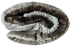 Microfaser Kuscheldecke FLANELL-KOMBI In Farbe Braun -Haus & Harmonie gmd living microfaser kuscheldecke flanell kombi in farbe braun 1