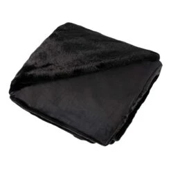 Wohndecke HEAVEN In Felloptik In Schwarz