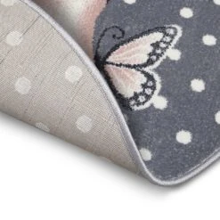 Kurzflor Kinderteppich Cute Unicorn Pastellhellgrau Mehrfarbig -Haus & Harmonie hanse home kurzflor kinderteppich cute unicorn pastellhellgrau mehrfarbig 2