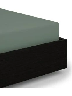 Haus & Harmonie -Haus & Harmonie heckett lane satin spannbettlaken elementi in grun 1