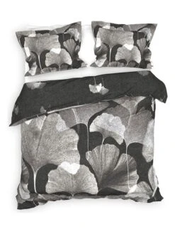 Twill-Bettwäsche-Set "Debra" In Grau/ Anthrazit