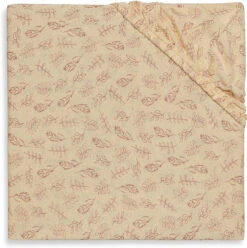 Jollein Spannbettlaken Jersey 60 X 120 Cm Meadow Rosewood