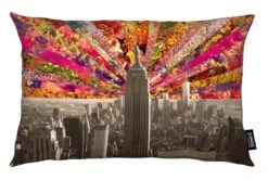 Kissen "Blooming NY" In Bunt
