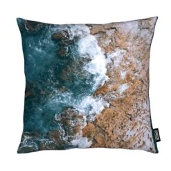 Kissen "H2O" In Blau