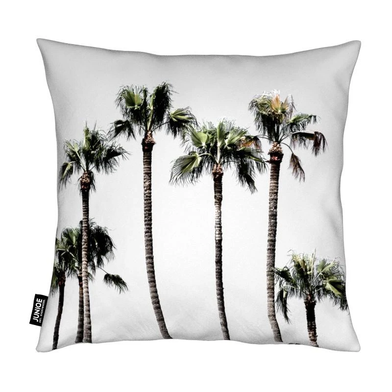 Kissen "Palm Trees 5" In Blau & Grau 4 Kissen "Palm Trees 5" In Blau & Grau – Bild 2
