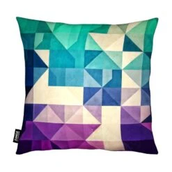 Haus & Harmonie -Haus & Harmonie juniqe kissen pyrply in blau and turkis 1