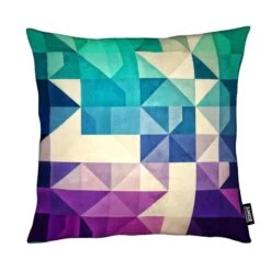 Kissen "pyrply" In Blau & Türkis