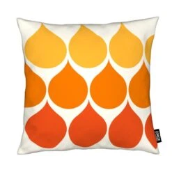 Kissen "Sundrops" In Gelb & Orange