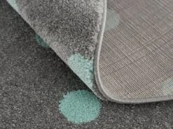 Teppich CIRCLE In Silbergrau/mint -Haus & Harmonie livone teppich circle in silbergrau mint 2