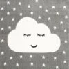Teppich SMILEY CLOUD Silbergrau/weiss -Haus & Harmonie livone teppich smiley cloud silbergrau weiss