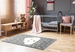 Teppich SMILEY CLOUD Silbergrau/weiss -Haus & Harmonie livone teppich smiley cloud silbergrau weiss 3