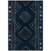 Hochflor Teppich DISA Blau Bunt -Haus & Harmonie mint rugs hochflor teppich disa blau bunt