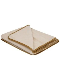 Native Wolldecke In Beige - (L)170 X (B)130 Cm