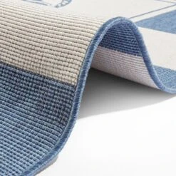 In- & Outdoor Wendeteppich Gandara Blau -Haus & Harmonie northrugs in and outdoor wendeteppich gandara blau 2