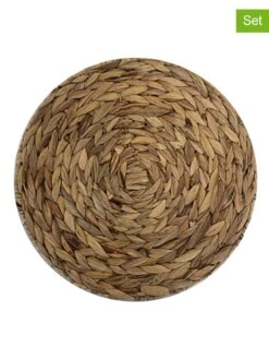 6er-Set: Tischsets "Java" In Natur - Ø 38 Cm