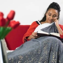 1x Kuscheldecke In Grau/ Weiß - (B)150 X (T)200 Cm -Haus & Harmonie relaxdays 1x kuscheldecke in grau weiss b 150 x t 200 cm 4