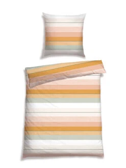 Schiesser Renforcé-Bettwäsche-Set "Ingram" In Orange