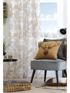 Kissen "Goldy" In Hellbraun/ Anthrazit - (L)50 X (B)30 Cm -Haus & Harmonie stof france kissen goldy in hellbraun anthrazit l 50 x b 30 cm 3