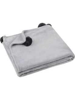 Plaid "Mellow" In Grau - (L)160 X (B)130 Cm