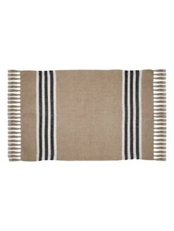 Teppich "Rango" In Hellbraun - (L)90 X (B)60 Cm -Haus & Harmonie stof france teppich rango in hellbraun l 90 x b 60 cm 2