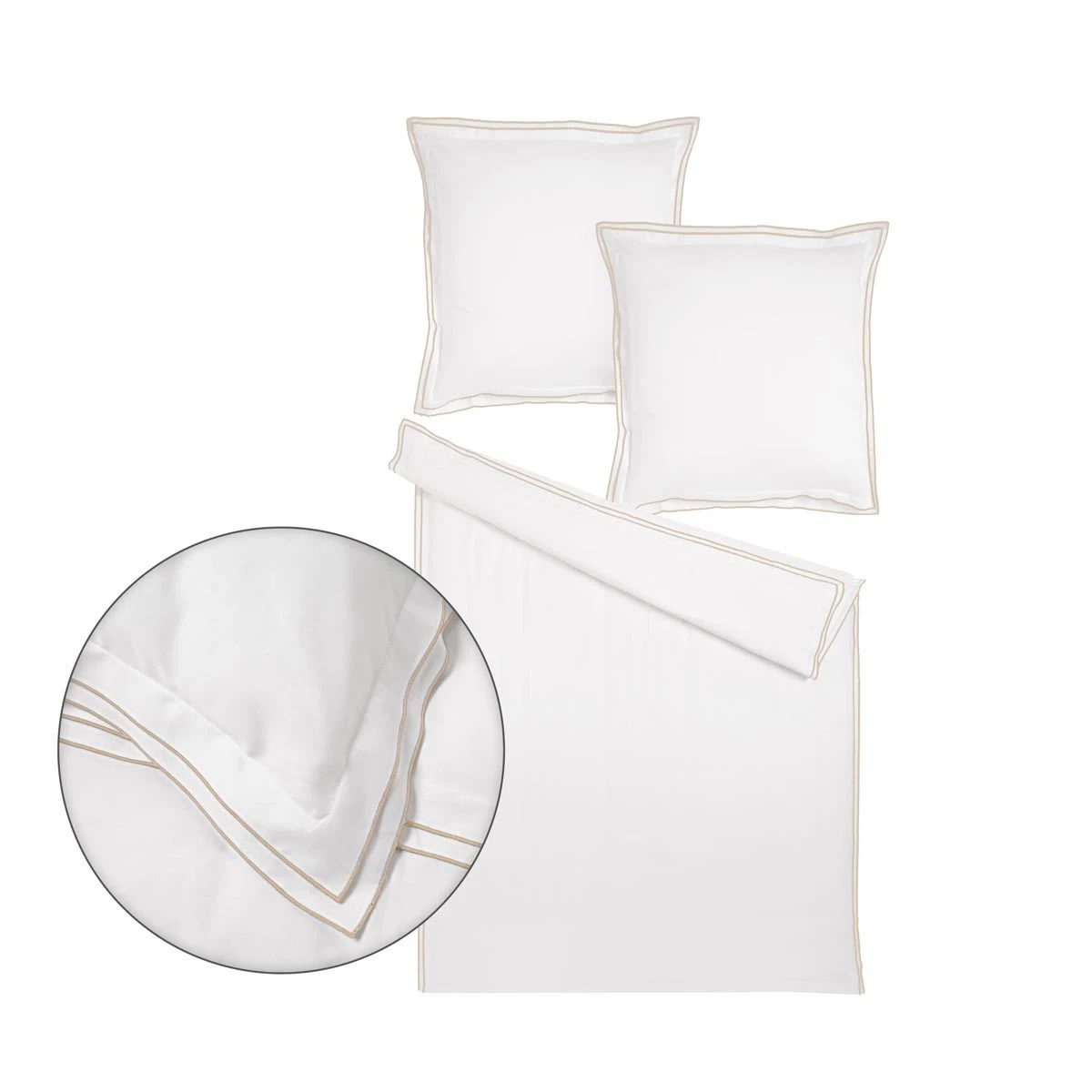 Bettwäsche Portofino In Taupe 4 Bettwäsche Portofino In Taupe – Bild 2