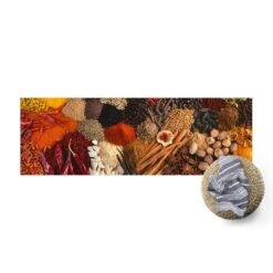 Vinyl-Teppich - Exotische Gewürze In Orange