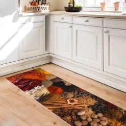 Vinyl-Teppich - Exotische Gewürze In Orange -Haus & Harmonie wallart vinyl teppich exotische gewurze in orange 4