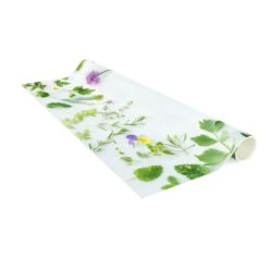 Vinyl-Teppich - Kräuter Und Blüten In Grün -Haus & Harmonie wallart vinyl teppich krauter und bluten in grun 5