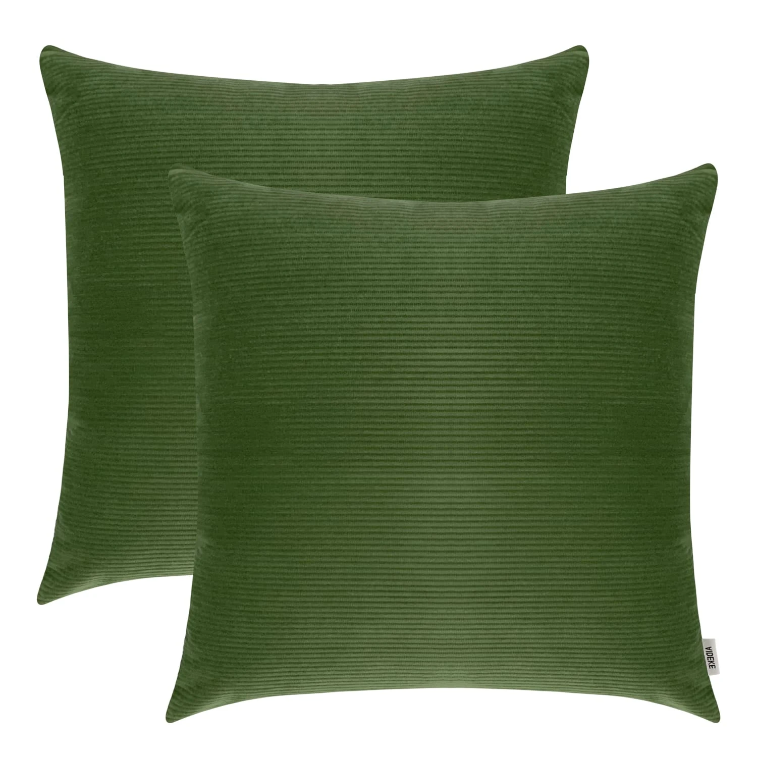 2er Set-Kissenhüllen Kissenbezug Jacquard-Schneewolltuch In Erbsengrün 3 2er Set-Kissenhüllen Kissenbezug Jacquard-Schneewolltuch In Erbsengrün