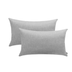 2er Set-Kissenhüllen Kissenbezug Jacquard-Schneewolltuch In Hellgrau 7 2er Set-Kissenhüllen Kissenbezug Jacquard-Schneewolltuch In Hellgrau -Haus & Harmonie yalion 2er set kissenhullen kissenbezug jacquard schneewolltuch in hellgrau 2