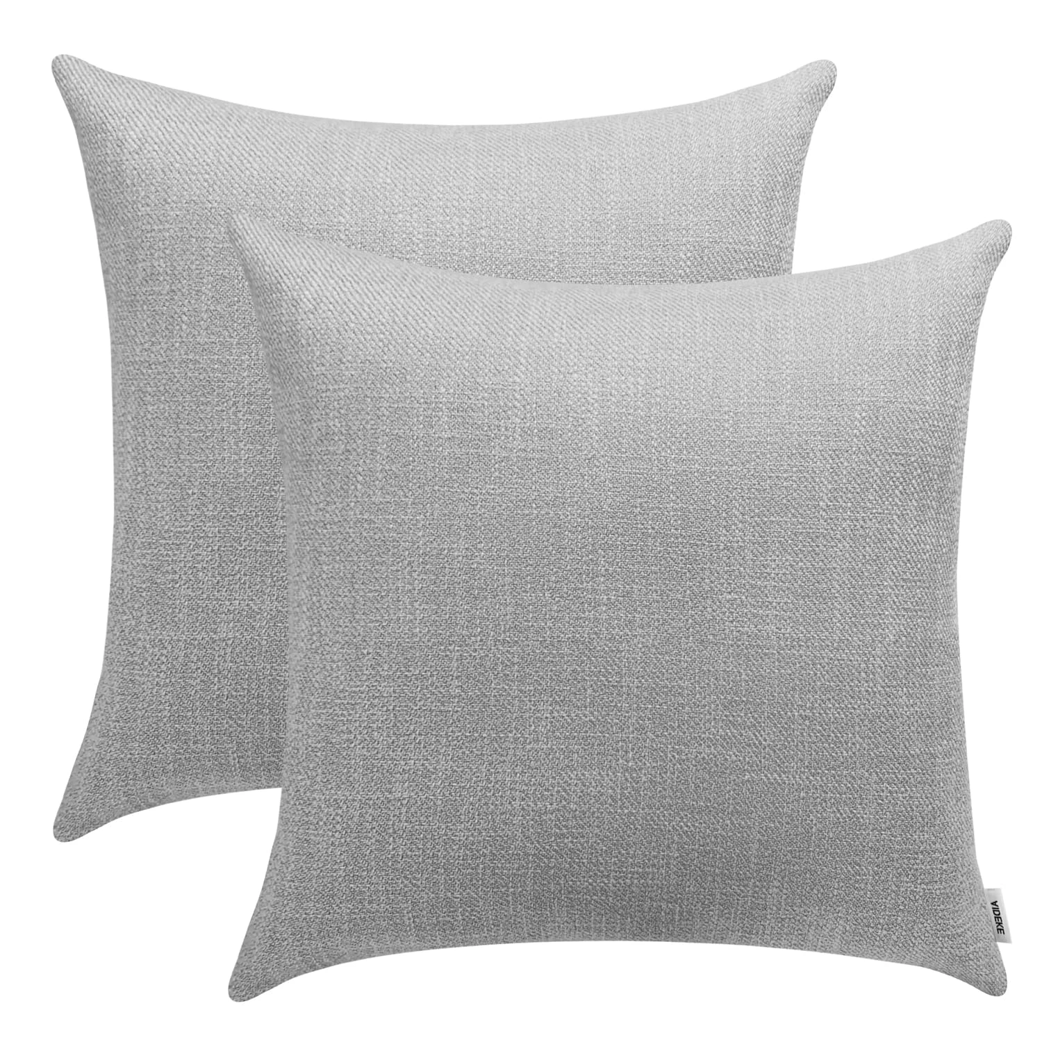 2er Set-Kissenhüllen Kissenbezug Jacquard-Schneewolltuch In Hellgrau 3 2er Set-Kissenhüllen Kissenbezug Jacquard-Schneewolltuch In Hellgrau