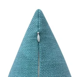 Haus & Harmonie -Haus & Harmonie yalion 2er set kissenhullen kissenbezug jacquard schneewolltuch in seeblau 1