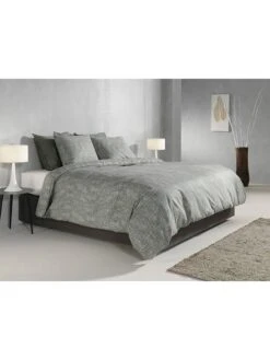 Flanell-Bettwäsche-Set "Blitz" In Grün -Haus & Harmonie zo home flanell bettwasche set blitz in grun 2