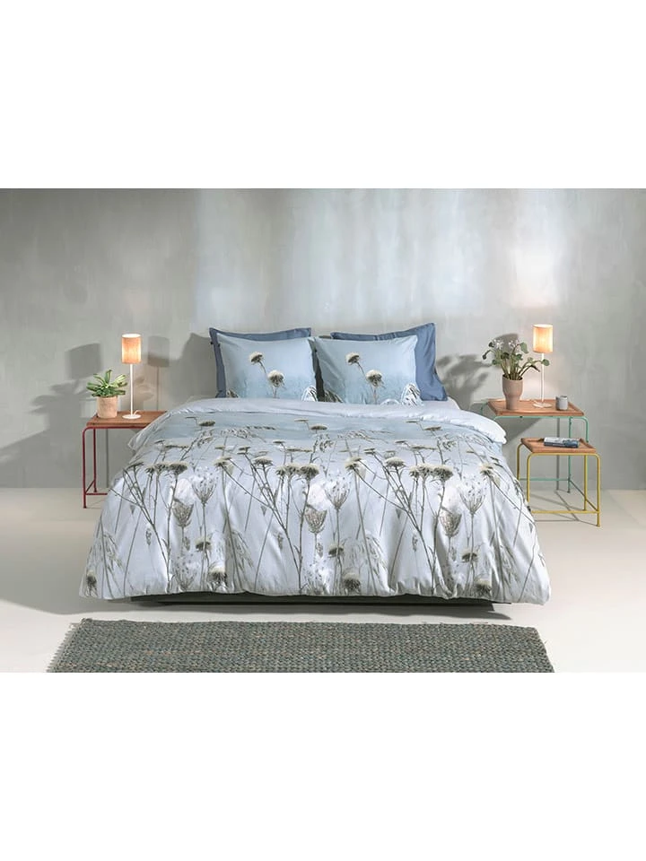 Flanell-Bettwäsche-Set "Nashwa" In Blau 4 Flanell-Bettwäsche-Set "Nashwa" In Blau – Bild 2